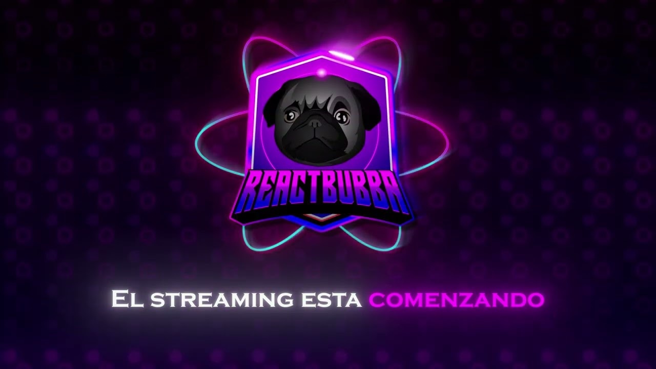 Stream Starting Soon Screen | Twitch Overlay Design | Animated | ReactBubba