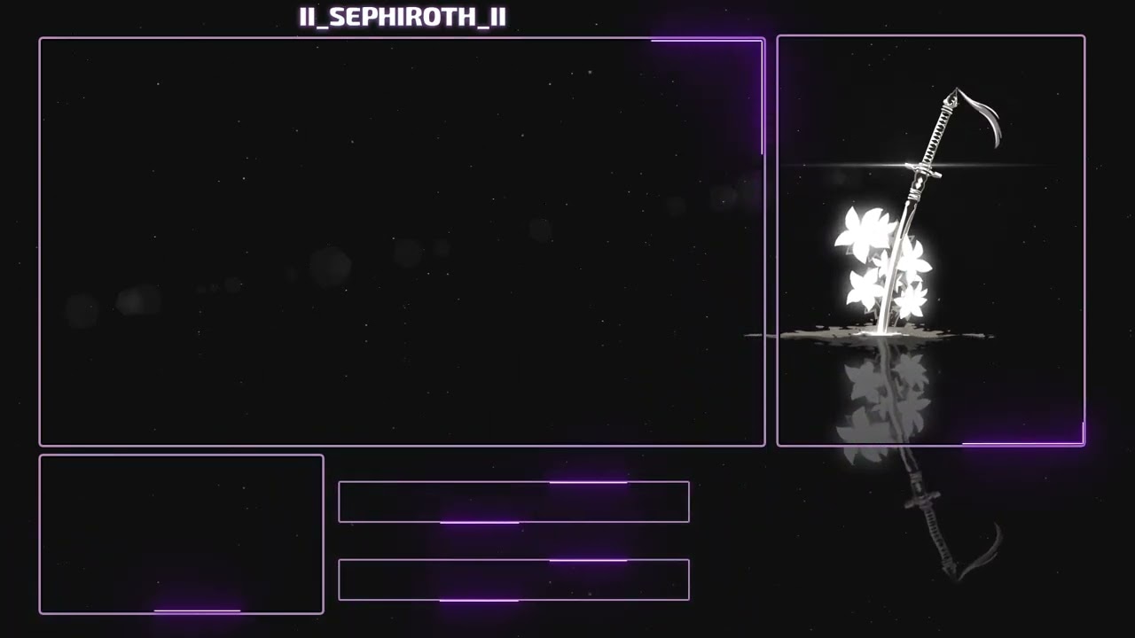 Twitch Overlay Design | Sephiroth | Animated