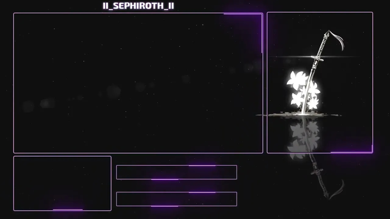 Twitch Overlay Design | Sephiroth | Animated