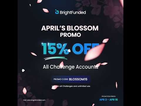 15% OFF on Trade Instagram Post | Bright Funded | Social Media Post Animation